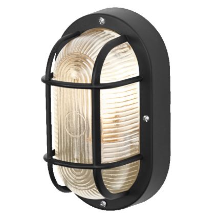 Osram - Уличный настенный светильник BULKHEAD 1xE27/10W/230V IP54 черный