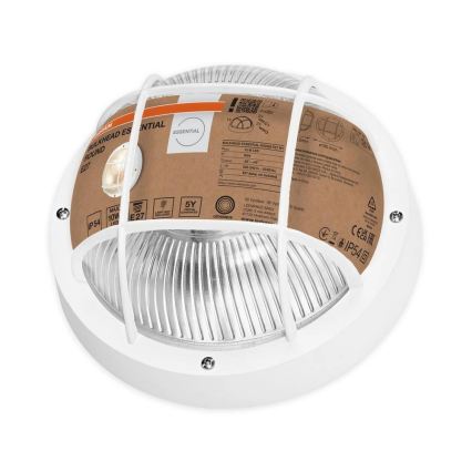Osram - Уличный настенный светильник BULKHEAD 1xE27/10W/230V Ø 19 см IP54 белый