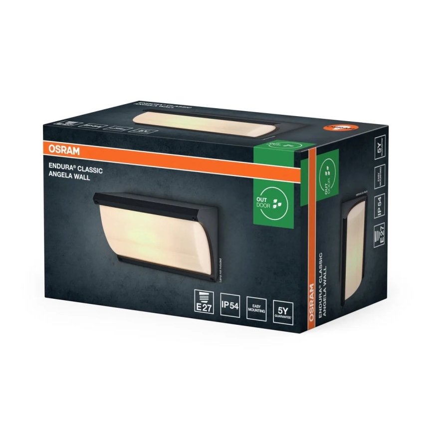 Osram - уличный настенный светильник ENDURA CLASSIC 1xE27/40W/230V IP54 антрацит