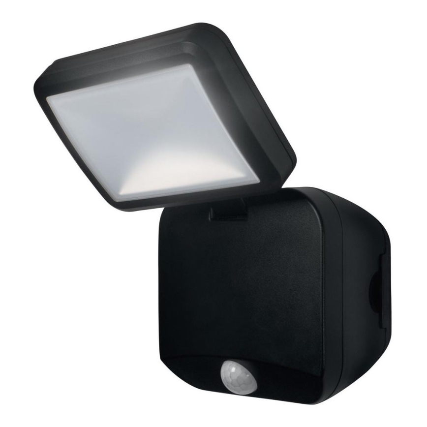 Osram - Уличный настенный светодиодный прожектор с датчиком BATTERY LED/4W/4xD IP54