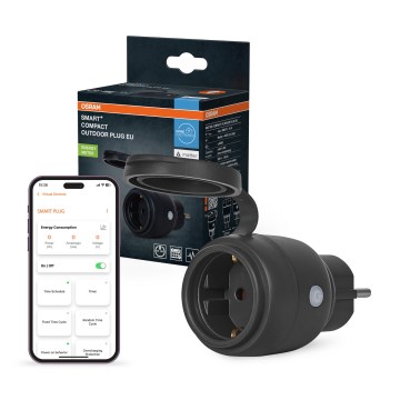 Osram - Умная наружная розетка SMART+ MATTER SCHUKO 3680W/230V/16A IP44 Wi-Fi