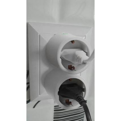 Osram - Умная розетка SMART+ MATTER SCHUKO 2300 Вт/230 В/10 А Wi-Fi белая
