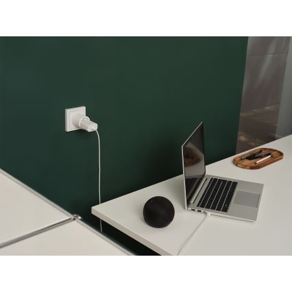 Osram - Умная розетка SMART+ MATTER SCHUKO 2300 Вт/230 В/10 А Wi-Fi белая