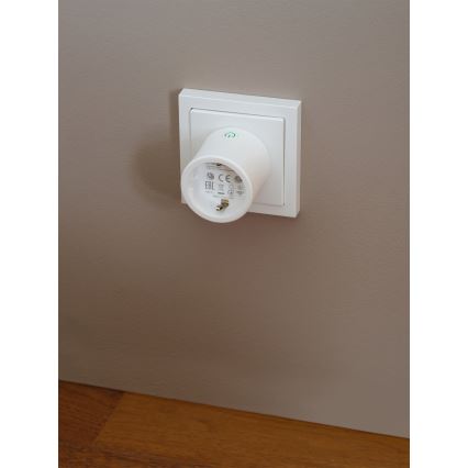Osram - Умная розетка SMART+ MATTER SCHUKO 2300 Вт/230 В/10 А Wi-Fi белая