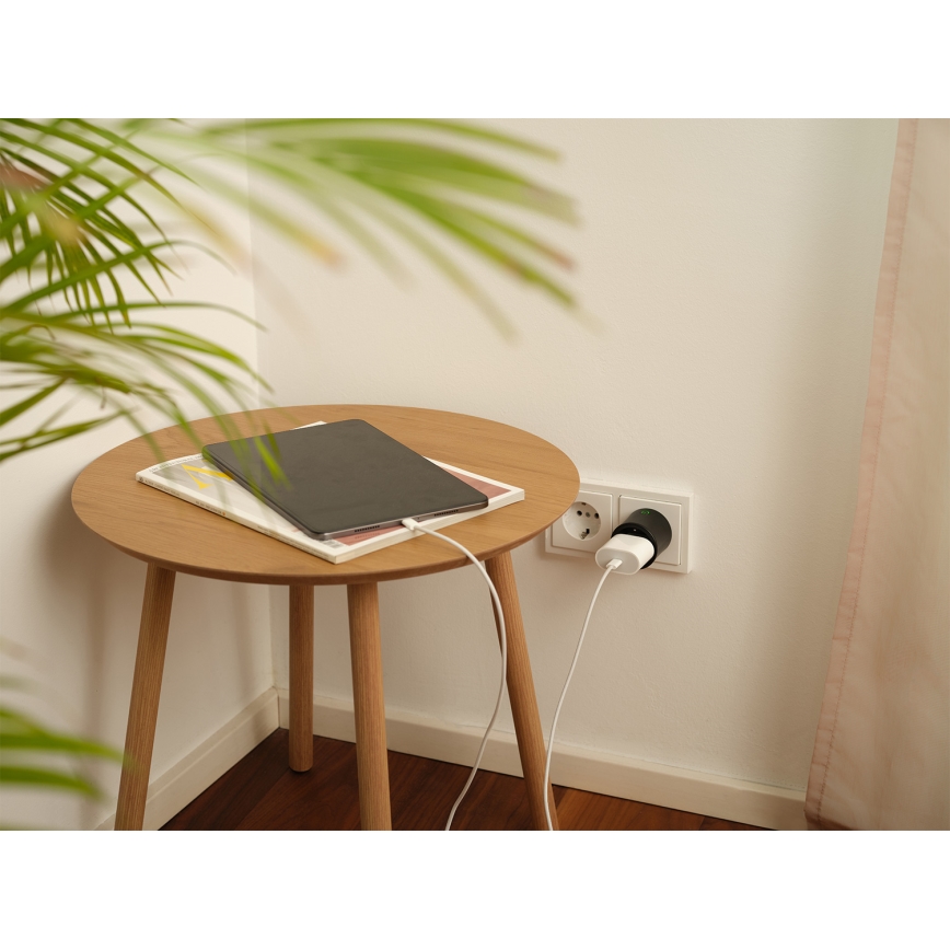 Osram - Умная розетка SMART+ MATTER SCHUKO 2300W/230V/10A Wi-Fi черная