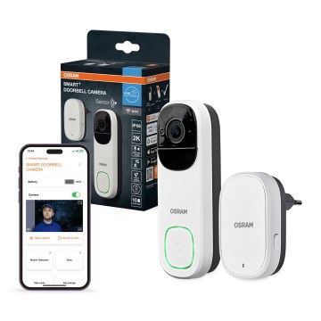 Osram - Умный видеозвонок с датчиком 2K SMART+ 230V IP66 Wi-Fi