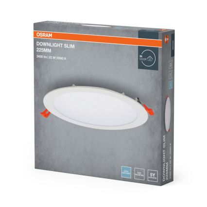 Osram - Встраиваемый потолочный светильник SLIM LED/22W/230V 6500K