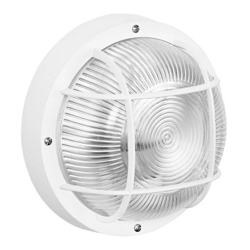 Osram - Вуличний настінний світильник BULKHEAD 1xE27/10W/230V Ø 19 см IP54 білий