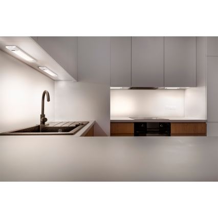 Osram - LED затемнюваний підсвітний світильник під шафу зі датчиком руху LINEAR EDGE LED/4W/230V 3000/4000/6500K 30 cm білий