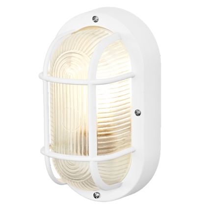 Osram - Зовнішній настінний світильник BULKHEAD 1xE27/10W/230V IP54 білий