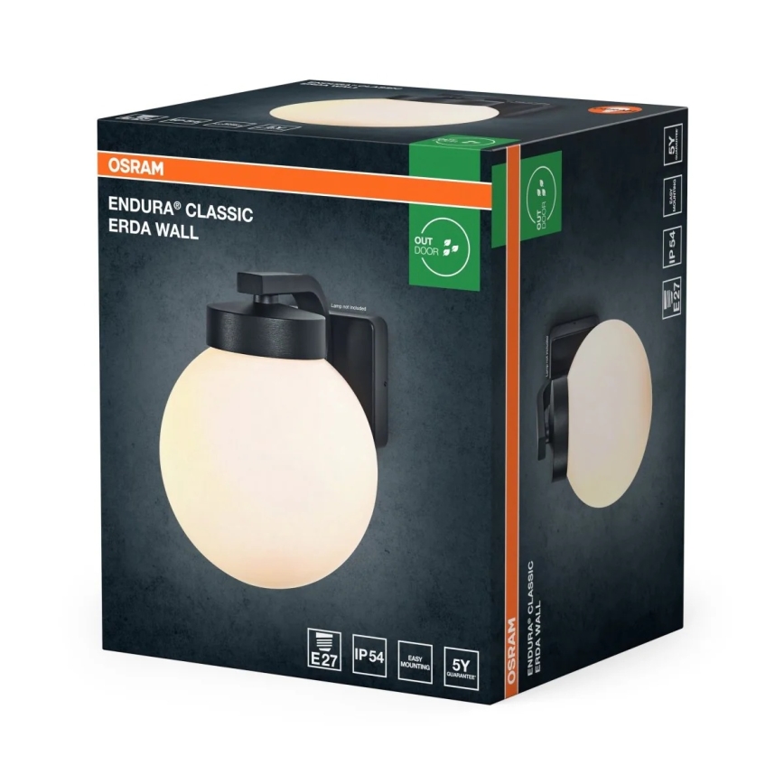 Osram - Зовнішній настінний світильник ENDURA CLASSIC 1xE27/40W/230V IP54 антрацит