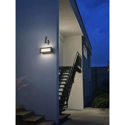Osram - Зовнішній настінний світильник ENDURA STYLE LED/10W/230V IP54 антрацит