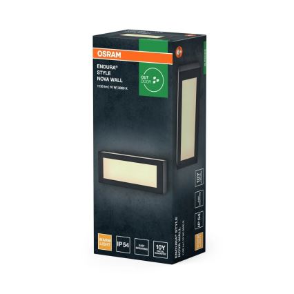 Osram - Зовнішній настінний світильник ENDURA STYLE LED/10W/230V IP54 антрацит