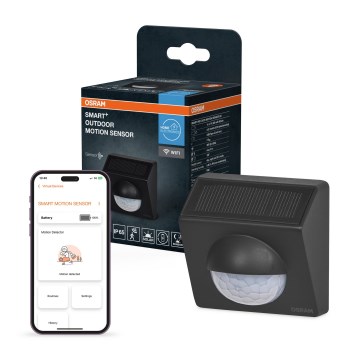 Osram - Зовнішній сонячний датчик руху SMART+ 3,7V антрацит IP65 Wi-Fi 800 mAh