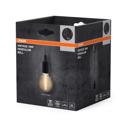 Osram - кабель питания PENDULUM BELL 1xE27/15W/230V черный