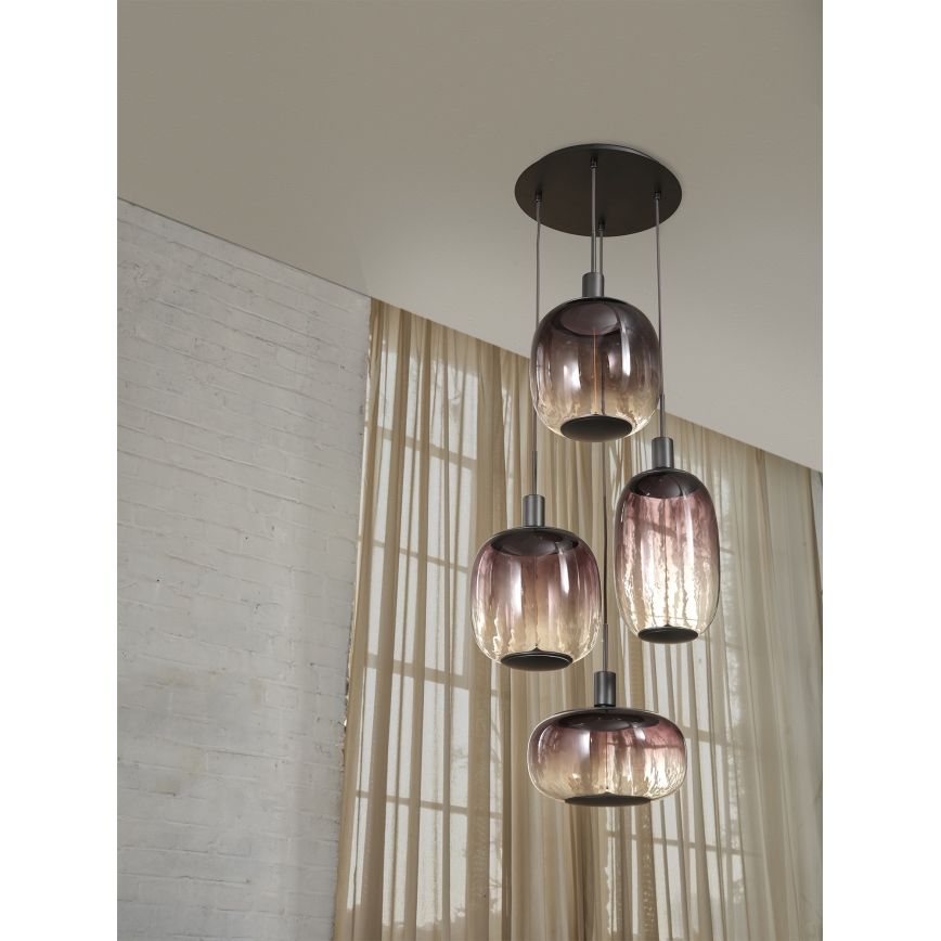 Osram - Кабель живлення NEEDLE PENDANT 4xE27/25W/230V антрацит