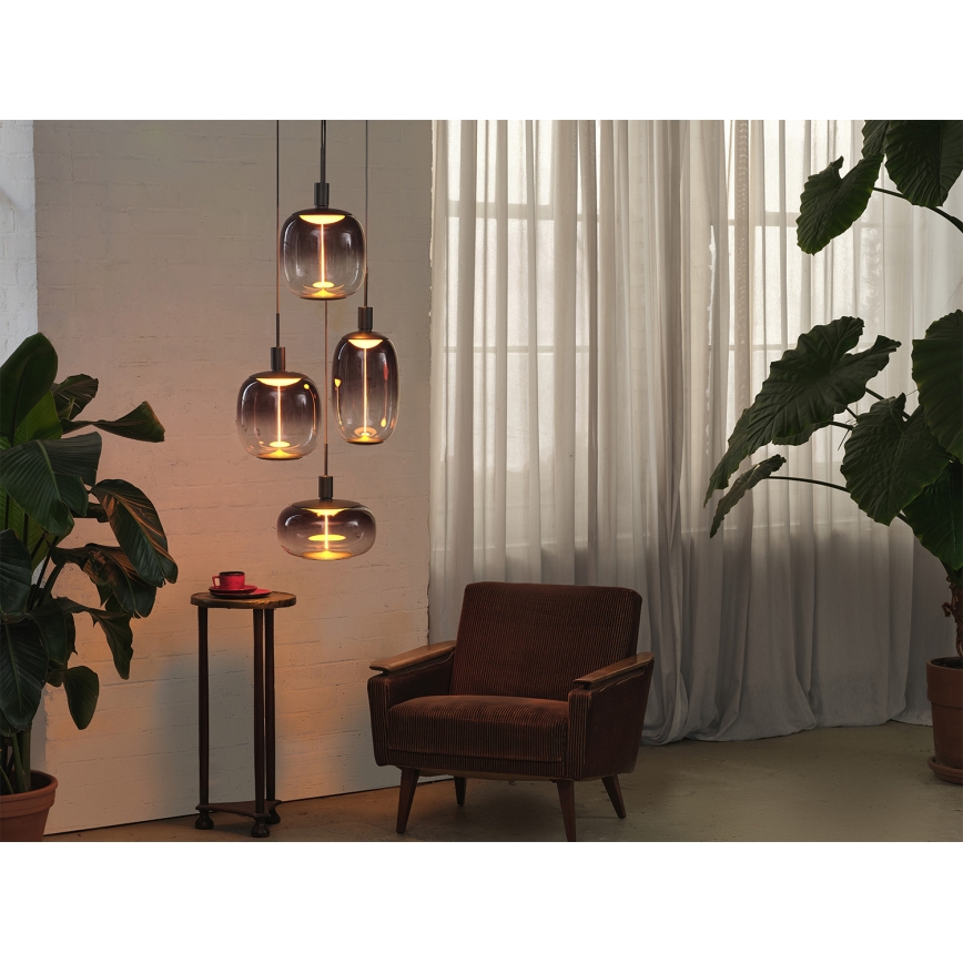 Osram - Кабель живлення NEEDLE PENDANT 4xE27/25W/230V антрацит