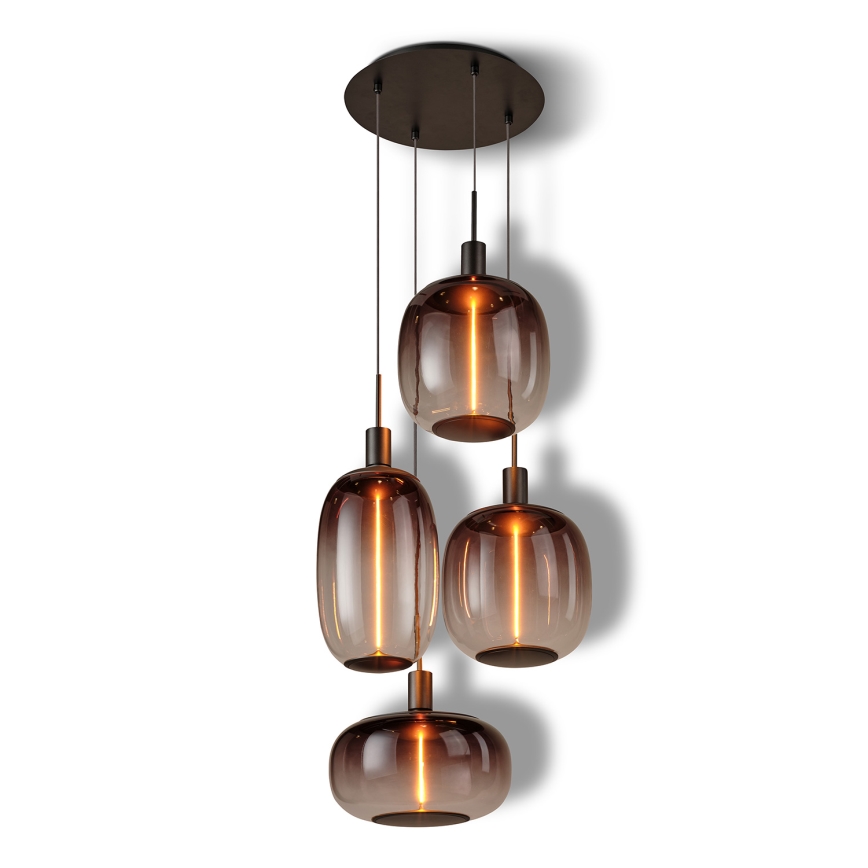 Osram - Кабель живлення NEEDLE PENDANT 4xE27/25W/230V антрацит