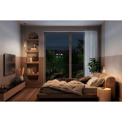 Osram - Кабель живлення PENDULUM CYLINDER 1xE27/15W/230V дерев'яний