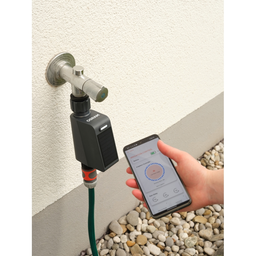 Osram - клапан для полива со солнечной панелью SMART+ IP55 Wi-Fi