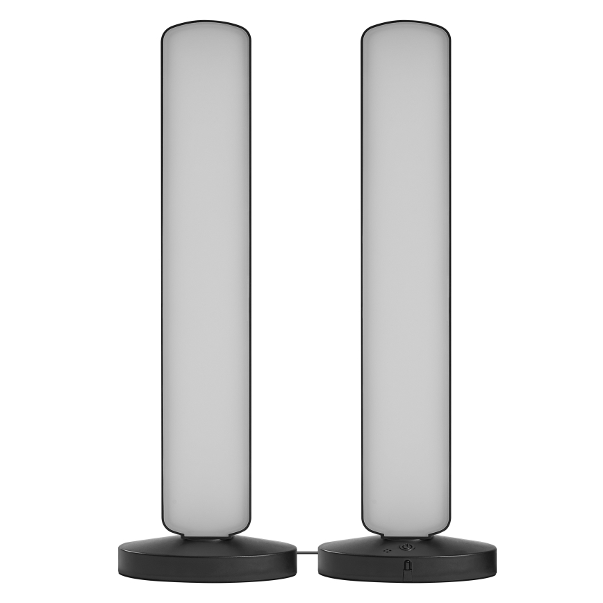Osram - комплект із 2 настільних ламп LED RGBW MOOD LIGHT з регулюванням яскравості LED/4W/230V/2700-6500K Wi-Fi + пульт дистанційного керування