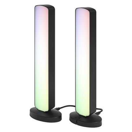 Osram - комплект із 2 настільних ламп LED RGBW MOOD LIGHT з регулюванням яскравості LED/4W/230V/2700-6500K Wi-Fi + пульт дистанційного керування