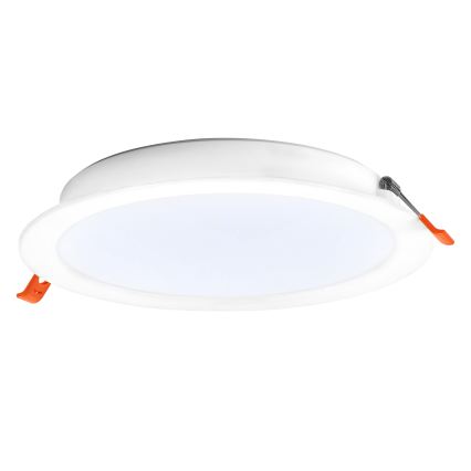 Osram - НАБІР 6 шт. вбудованих світильників ESSENTIAL LED, 18 Вт, 230 В, 6500 К (холодне біле світло), діаметр 22 см, білий