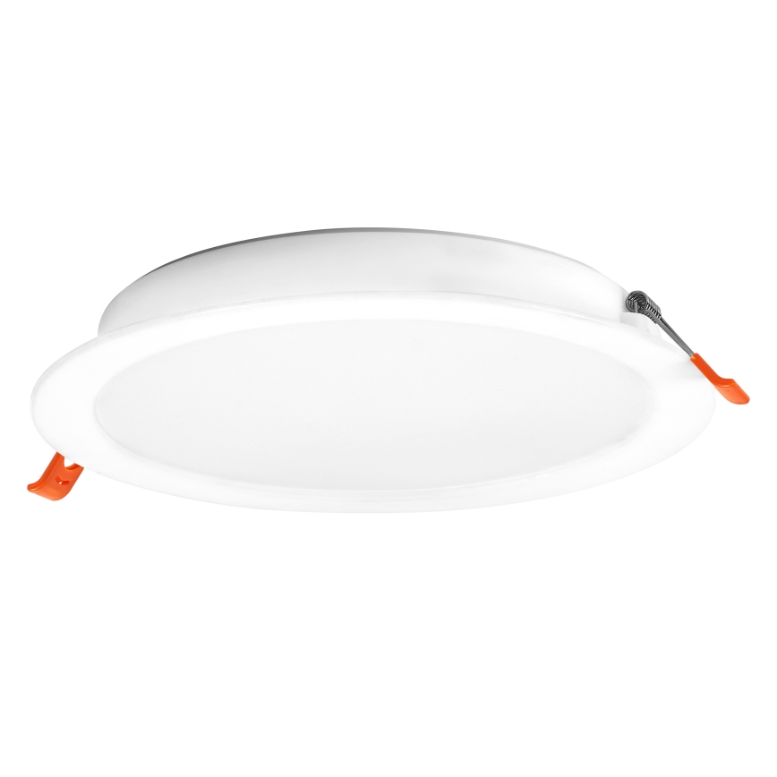 Osram - НАБІР 6 шт. вбудованих світильників ESSENTIAL LED, 18 Вт, 230 В, 6500 К (холодне біле світло), діаметр 22 см, білий