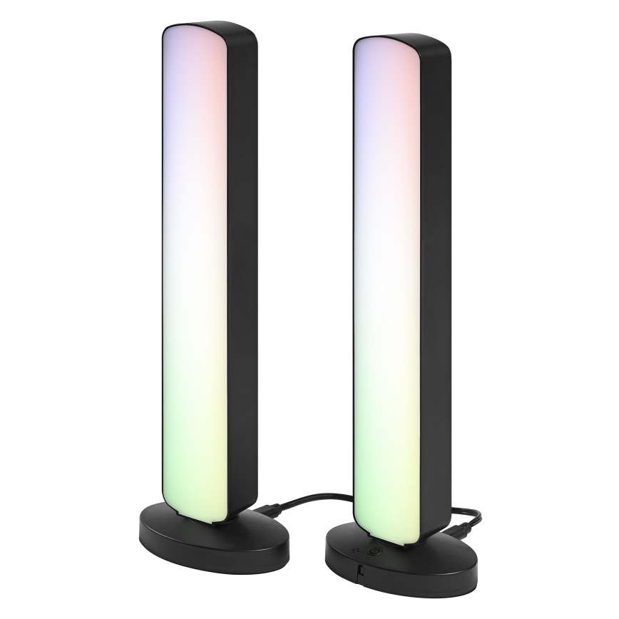 Osram - Комплект из 2 диммируемых настольных светодиодных ламп RGBW MOOD LIGHT LED/4W/230V 2700-6500K Wi-Fi + пульт дистанционного управления