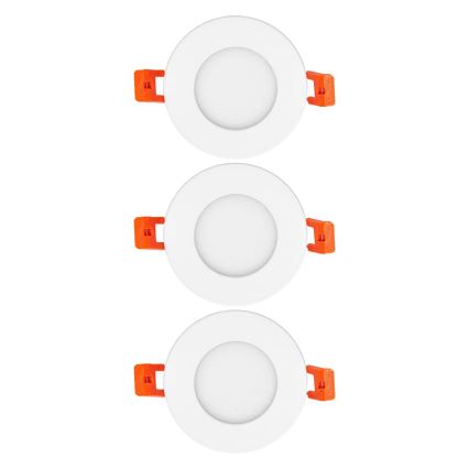 Osram - Комплект из 3 встраиваемых потолочных светильников SLIM LED/4,5W/230V