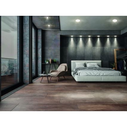 Osram - Комплект из 3 шт. встраиваемых точечных светильников SPOT LED/8 Вт/230 В 3000 К, диаметр 12 см, белый