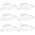 Osram - Комплект из 6 шт. встраиваемых потолочных светильников LED ESSENTIAL LED/18W/230V 4000K, диаметр 22 см, белый