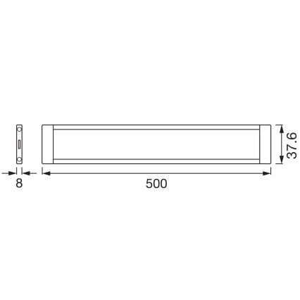 Osram - Комплект расширения: диммируемый светильник для установки под шкафы LED/8W/24/230V 2700-6500K Wi-Fi, белый