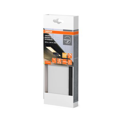 Osram - Расширительный комплект для подшкафного светильника UNDERCABINET LED/3,85Вт/36В 3000К 8,1x17,9 см чёрный