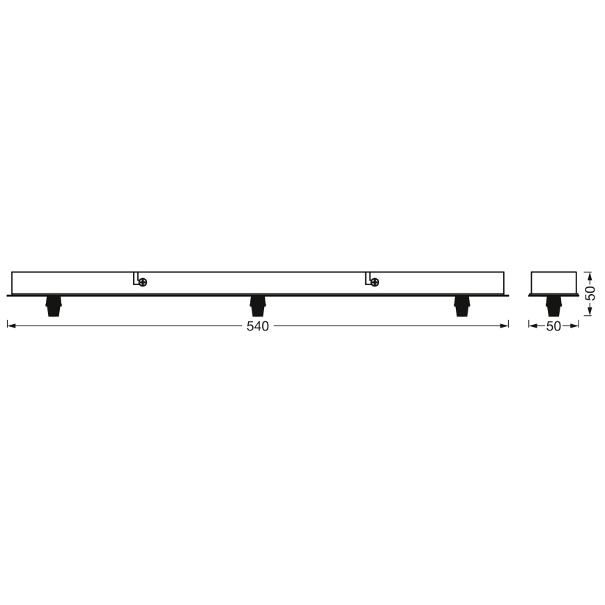 Osram - Крепление PENDULUM 230V чёрное