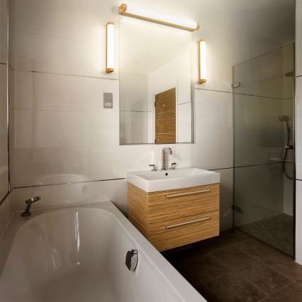 Osram - диммируемая LED-подсветка зеркала для ванной комнаты ORBIS TUBE LED/12W/230V 3000/4000K 60 cm IP44 коричневый