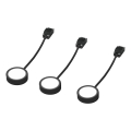 Osram — комплект из 3 светильников для установки под шкаф UNDERCABINET LED/3W/230V 3000K, черный