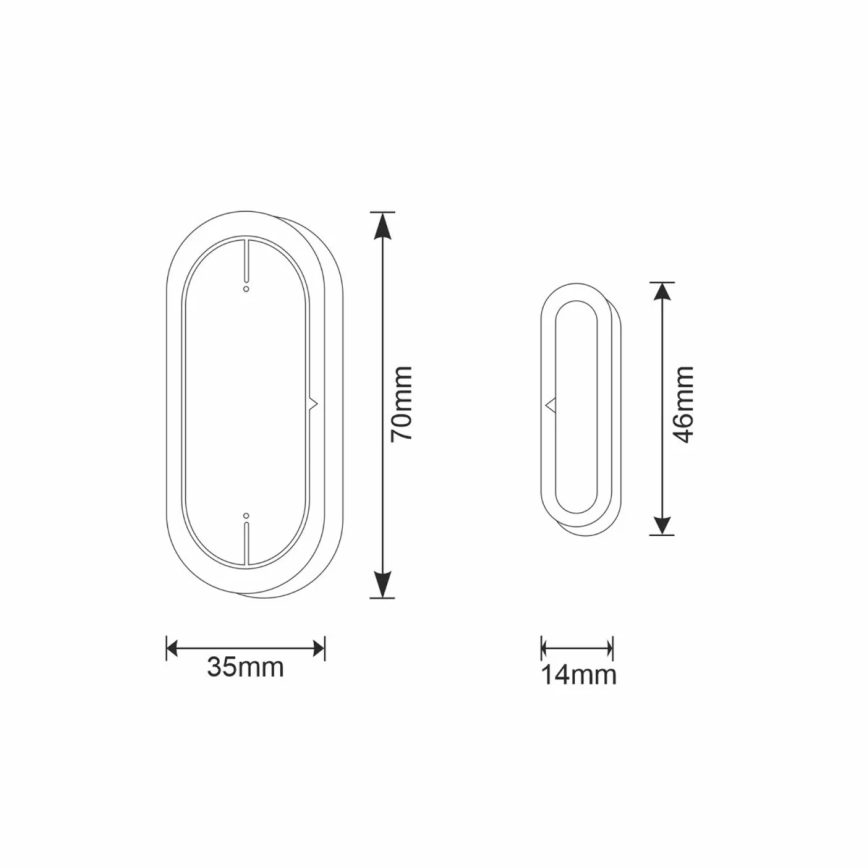 Оконный датчик SMART 2xAAA/Wi-Fi Tuya
