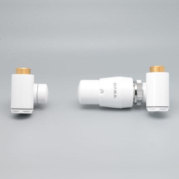 П.М.Г. ІНТЕР-РВ - Клапан із термостатичною головкою ІНТЕР правий/білий