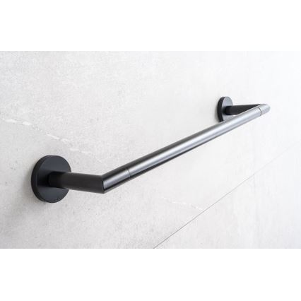 P.M.H. IN1B-L - Электрический полотенцесушитель INGA 17 Вт/230 В 85,9 см IP44 левый/чёрный