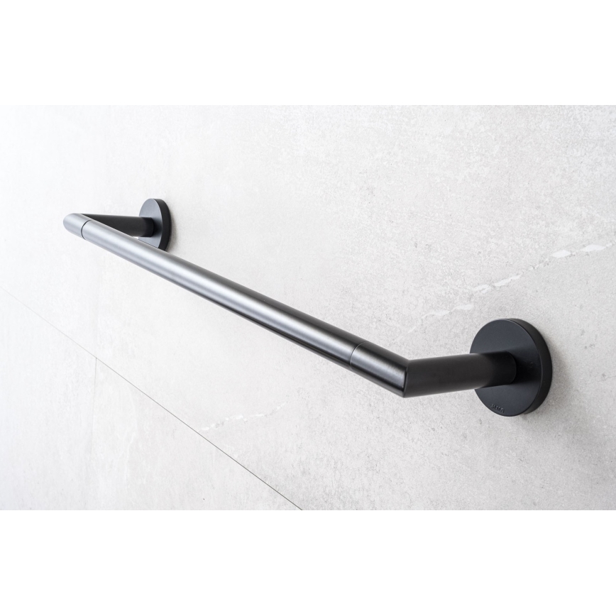 P.M.H. IN1B-R - Электрический полотенцесушитель INGA 17 Вт/230 В 85,9 см IP44 правый/чёрный