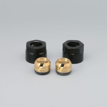 P.M.H. M15B4024 - Обжимне штуцерне з'єднання для вентиля VISION/INTER, чорне/мідне, 15 мм