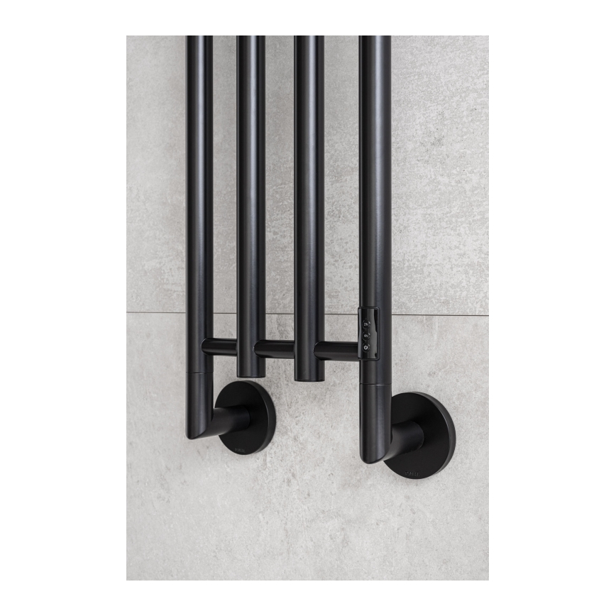 P.M.H. MO1B-R - Электрический полотенцесушитель MONA 93 Вт/230 В 153,3 см IP44 чёрный