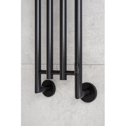 P.M.H. MO1B-R - Електрична рушникосушка MONA 93W/230V 153,3 cm IP44 чорна