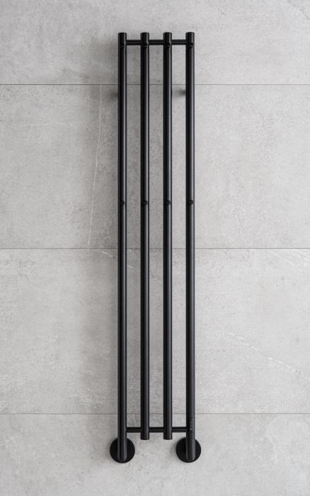 P.M.H. MO1B-R - Електрична рушникосушка MONA 93W/230V 153,3 cm IP44 чорна