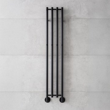 P.M.H. MO1B-RK - Электрический полотенцесушитель MONA, 93 Вт/230 В, 153,3 см, IP44, черный