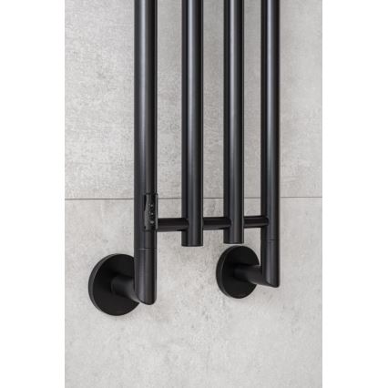 P.M.H. MO1B-RK - Електрична рушникосушарка MONA 93W/230V 153,3 cm IP44 чорна