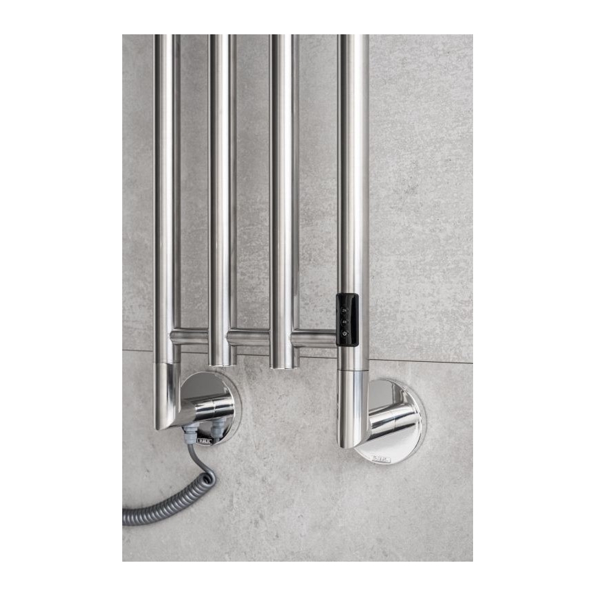 P.M.H. MO1SS-LK - Электрический полотенцесушитель MONA 93W/230V 153,3 cm IP44 полированная нержавеющая сталь