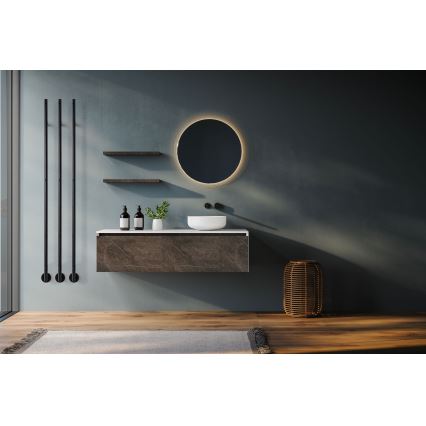 P.M.H. OL1B - Електрична рушникосушарка OLE, 24 Вт/230 В, 170 см, IP44, чорна