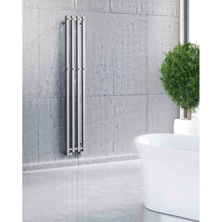 P.M.H. PX2C/4 - полотенцесушитель PLUTO X для ванной, 350 Вт, 150 см, глянцевый хром